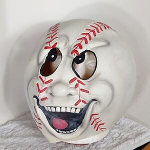 Latex Baseball Head Halloween Mask
